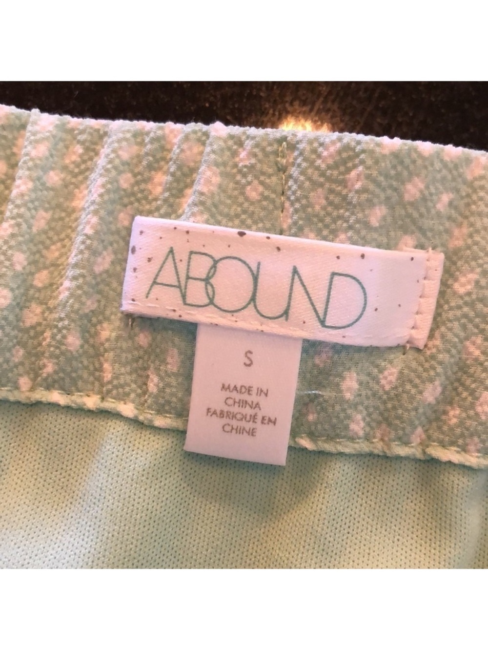 NWT Abound Mint Green Ruffle Hem Mini Skirt - Picture 3 of 5